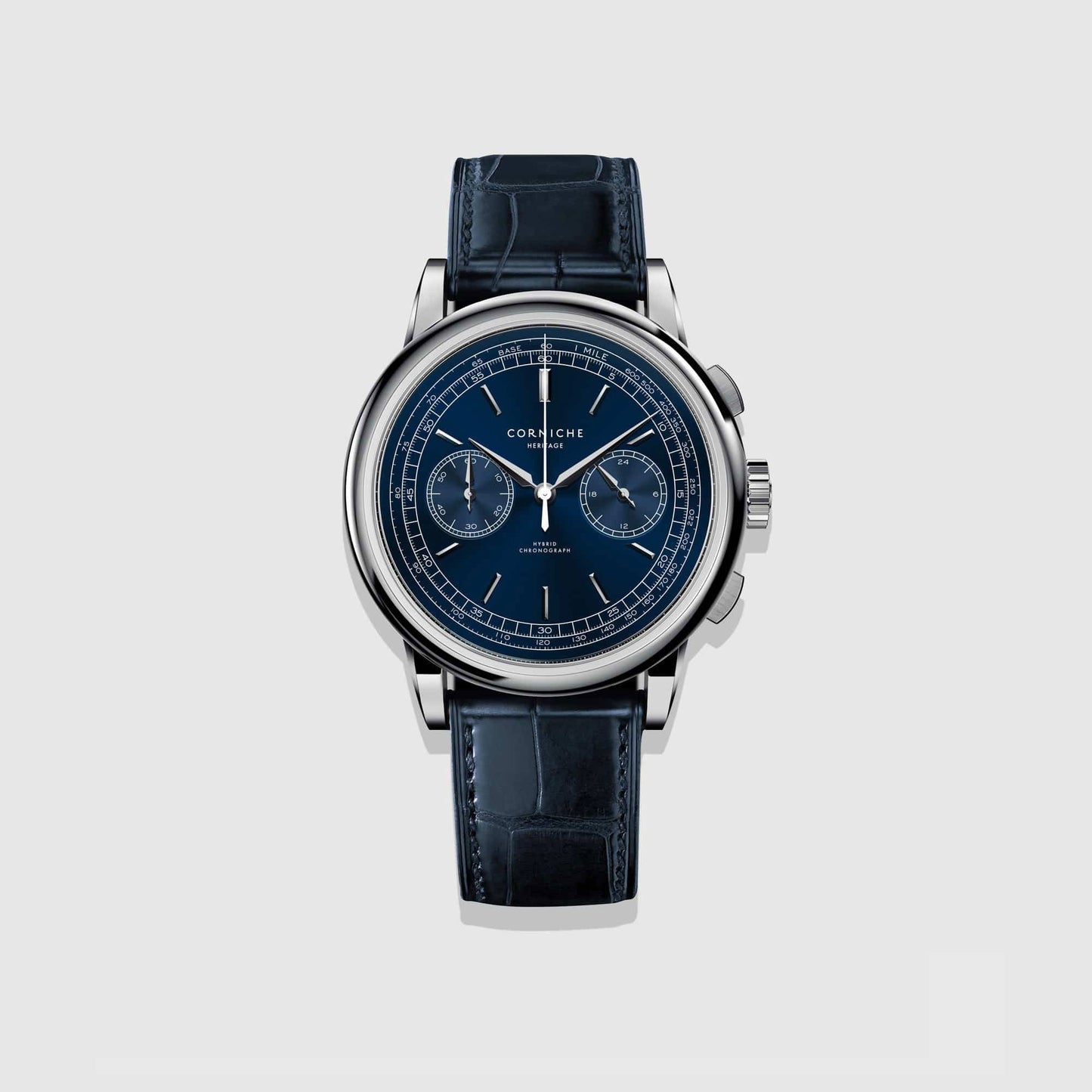 CORNICHE Chronograph Steel / Blue Dial