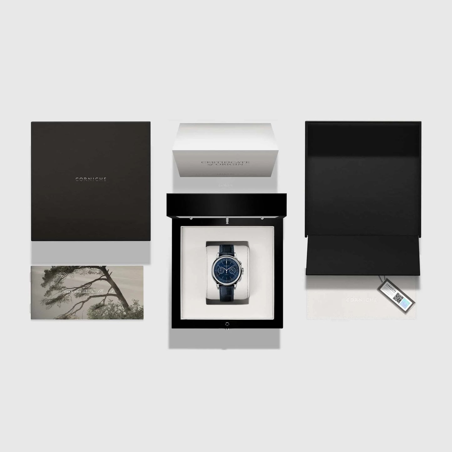 CORNICHE Chronograph Steel / Blue Dial