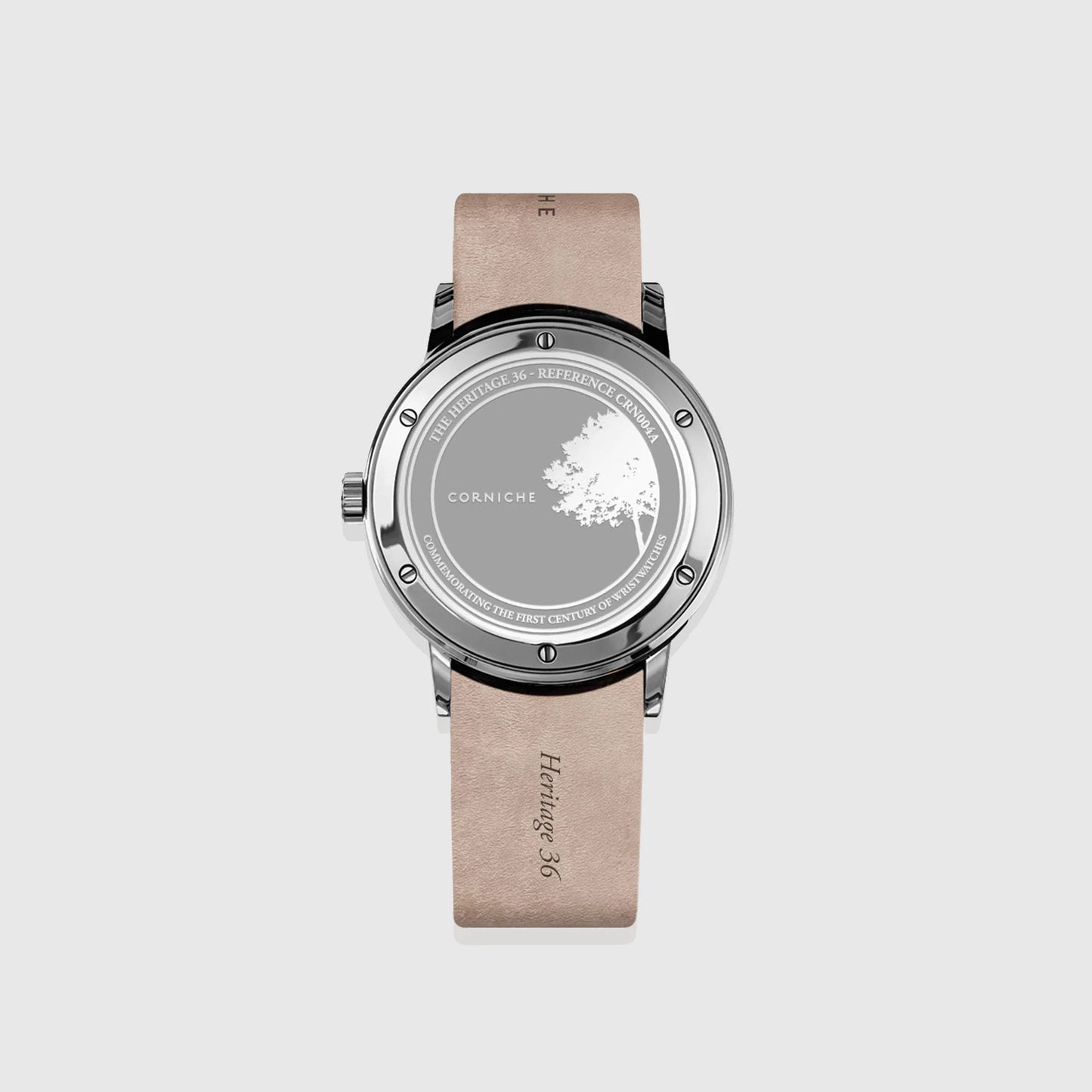 CORNICHE Heritage 36 Steel with White Dial